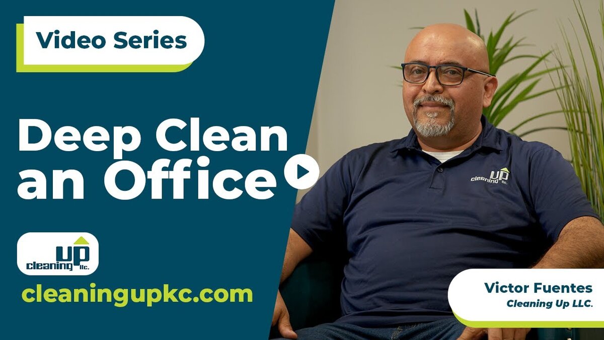 deep clean an office