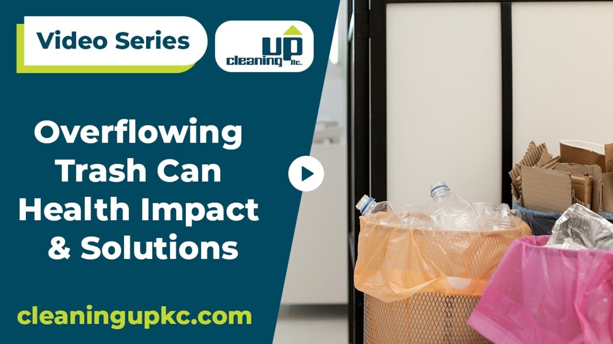 overflowing trash can